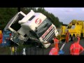 GPTV:Gekantelde vrachtwagen op Rijksweg A32 bij Wolvega