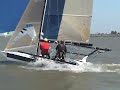 pat whitmarsh, ben glass, paul allen and justin scott sail the 2006 delta ditch run in the skiff foudation's blue aussie 18 (ex sunrise 7). they started an hour behind the keelboats and managed to pass almost all of them before the finish. thanks to avery patton for shooting video.