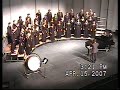 this is the the northwest missouri state university tower choir singing morten lauridsen's sure on this shining night.