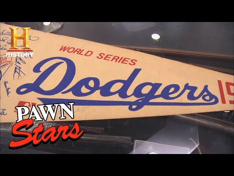Pawn Stars: BIG PROFIT HOME RUN on Dodgers World Series Pennant (Season 8) | History