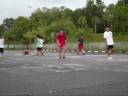 Street soccer at the stadium Street soccer at the stadium