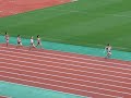 13年高校総体南九州大会 女子 4×400m 決勝 フクシマハルカ