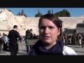 CHE studente Inga Grievink in Jeruzalem