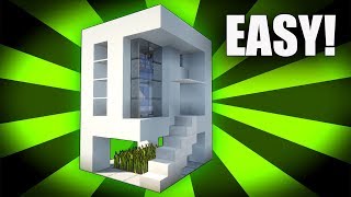 Minecraft: How To Build A Small Modern House Tutorial ( 2017 ) 5x5