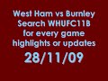 West Ham United vs Burnley