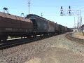 A Union Pacific Mixed Manifest Freight Train with a bunch of boxcars in tow pounds through the Union Pacific/BNSF Interlocking Diamond in Stockton,California on the afternoon of Monday August 4th 2008 at 3:00PM PST Thanks For Watching and Enjoy!*Copyright USA Rail Productions 2008