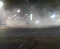 Cosworth & 350z doing dohnuts in matalan