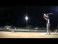 2009 Police Softball WS - HR Derby Showcase vs. Brett Helmer of Easton Sports - Oct 16, 2009