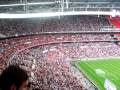 Luton Town FC Wembley JPT in full voice