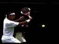 Roger Federer - Slow Motion Slice Backhand