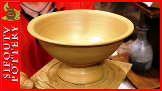 New Video!!! How to make a ceramic pottery fruit bowl!