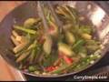Thai Yellow Curry with Veggies over Pasta