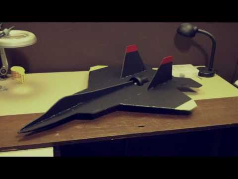 Watch RC Video: 'F-22 Raptor Scratch Built RC Jet'