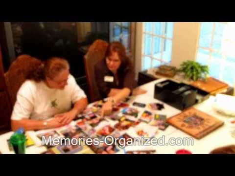how to organize family photos