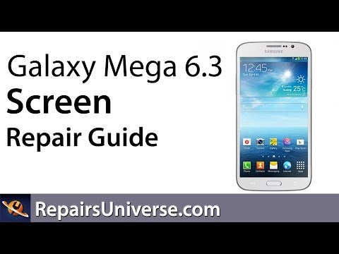 replacement - www.RepairsUniverse.com - In this Repair Guide we show how to tear down the Samsung Galaxy Mega 6.3 in order to repair a cracked screen. We walk you through ...