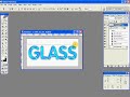 Shiny Glass Text