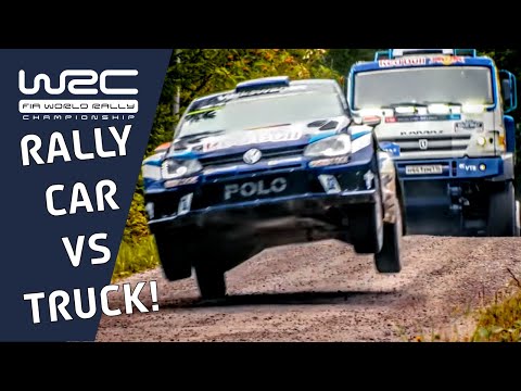 Volkswagen Polo R WRC vs Kamaz 4326