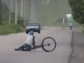 Borracho y con bici