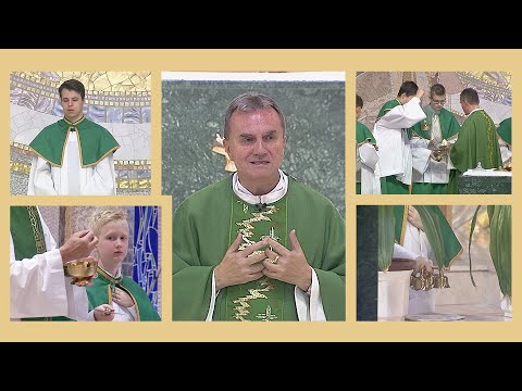 2020-08-02 Vasárnapi szentmise a Gazdagréti Szent Angyalok Plébánián (Évközi 18. vasárnap)