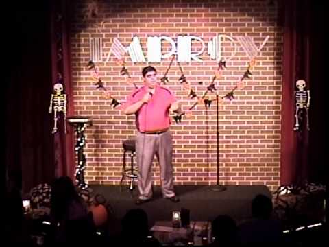 R.J. Chavez performing at the Cleveland Improv