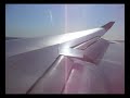 Qantas Boeing 740-400ER landing into Sydney International
