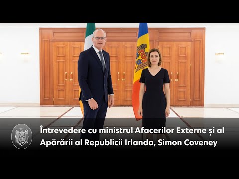 President Maia Sandu discussed Moldovan-Irish relations with the Minister of Foreign Affairs and Defense of Ireland