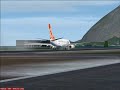 Pouso SBRJ 737-700 GOL