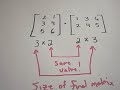 Multiplying Matrices Multiplying Matrices