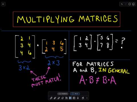 how to perform matrix multiplication