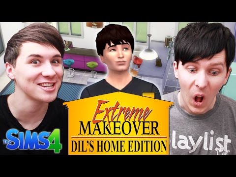 EXTREME MAKEOVER DIL’S HOME EDITION - Dan and Phil Play: Sims 4 #13