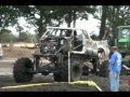 4x4 monster truck crash and roll over at the VooDoo Challenge Boggin Bunnell MuddFreak Florida