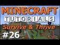 Minecraft Tutorials - E26 Abandoned Mine Shaft (Survive and Thrive II)