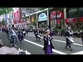 北海道神宮例祭(札幌まつり)は今年で130回目の節目を迎える 「みこし渡御」が行われた。山車(ダシ)や装束姿の氏子ら総勢1 500人が市内を練り歩いた。(神輿4基、山車8基)