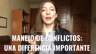 Las diferencias de la pareja en el manejo de conflictos