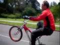 Longest Epic Old School BMX Wheelie in Golden Gate Park SF