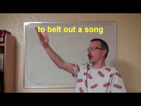 how to belt out
