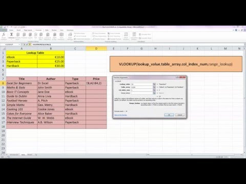 how to properly do a vlookup