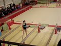 poutre d'Emilie Le Pennec lors du test à l'INSEP en fév 2007