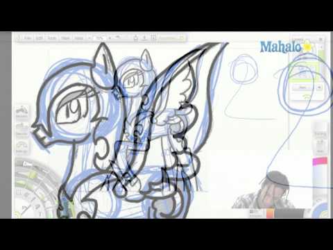 how to draw nightmare moon