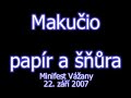 Makučio - papír a šňůra