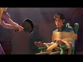 Become a fan on Facebook and order here: on.fb.me Play the Tangled Double Trouble Game: bit.ly Tangled is now available on Four-Disc Combo Pack (Blu-ray 3D/Blu-ray/DVD/Digital Copy). What happens when the greatest thief in the Kingdom accidentally stumbles on its longest-grounded resident? Check out the latest trailer for TANGLED and get ready to join Flynn Rider and Rapunzel on an epic adventure!