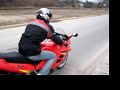 Bociek uczy sie na swoim suzuki GSX 600F