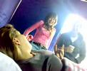 Marianaaaa donando sangre en la richi