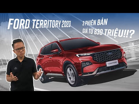 Ford Territory chào bán tại Việt Nam: 3 phiên bản, giá từ 830 triệu!!?