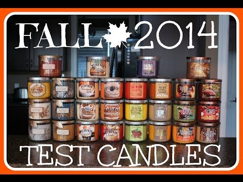Bath & Body Works Fall 2014 Test Candles Haul!