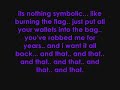 okay, well here the song rob the prez-o-dent with the lyrics.

and let me add the lyrics were no where on the internet... anywhere.

so im sorry if i got a part or two wrong.

this took me forever o.0

and the spelling and grammer part was last on my mind.. so stfu =x

comment, rate, and sub. thnx :d
