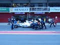 Barcelona race 2 pitstop rears Turvey Carlin