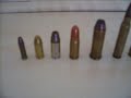 Comparison of ammo from .22 to .50 Cal.