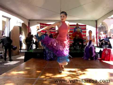 Flamenco Dance Arizona alegrias solo de pie con Mosaico