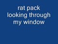 rat pack looking through my window